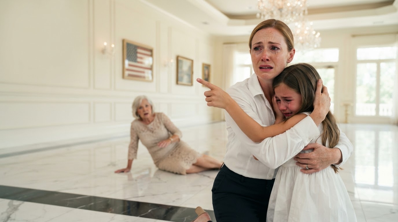 Her Wealthy Mother-In-Law Slapped Her Child At A Gala