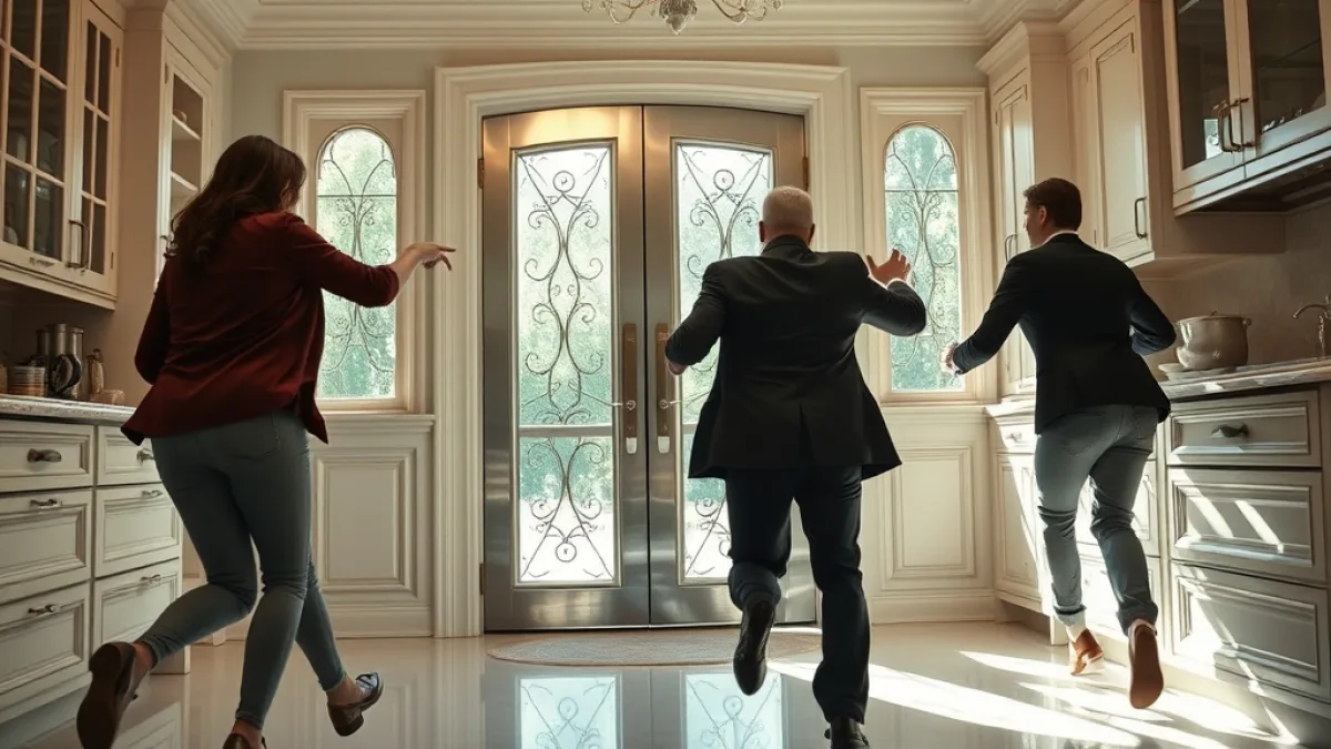 A Billionaire Father Rescues His Daughter Locked Inside A Pantry